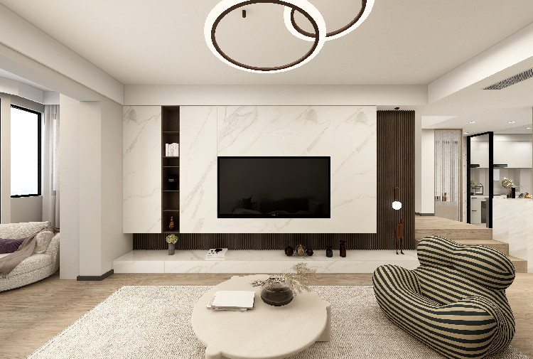 简约错层装修客厅