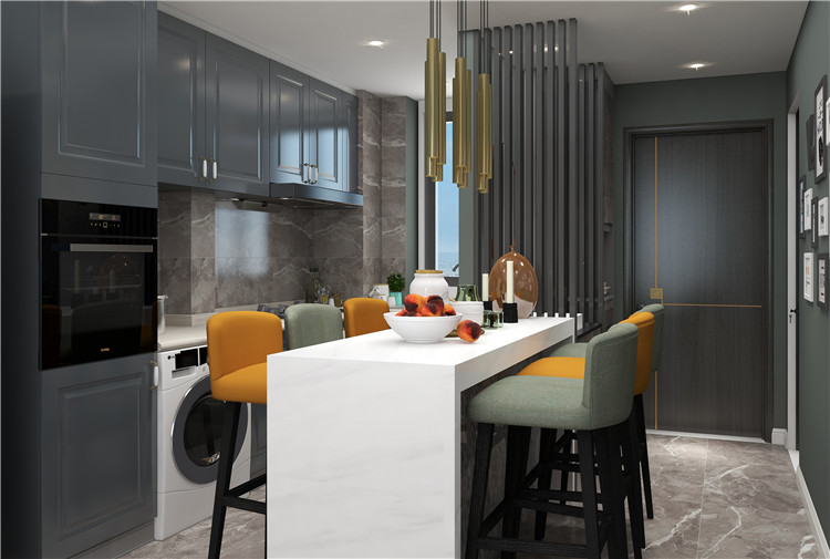 徐汇区石龙春晓68㎡工业风装修效果