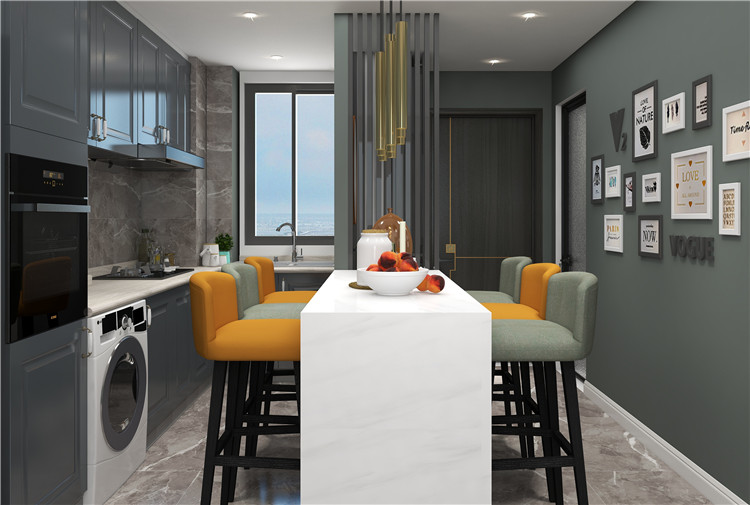 徐汇区石龙春晓68㎡工业风装修效果