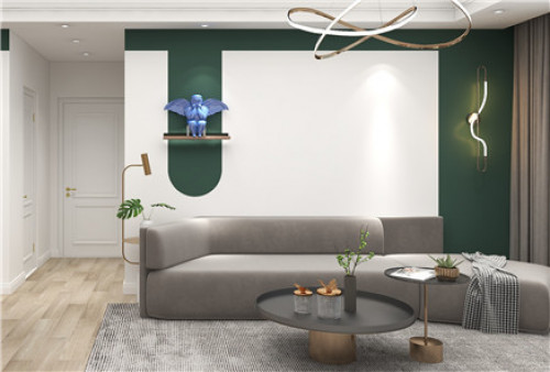 聚通装潢设计案例-闵行区永德宝坻120㎡现代风格装修效果