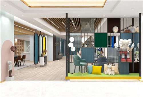 聚通装潢设计案例-工装项目-如鱼得水淮南店500㎡轻奢风格装修效果