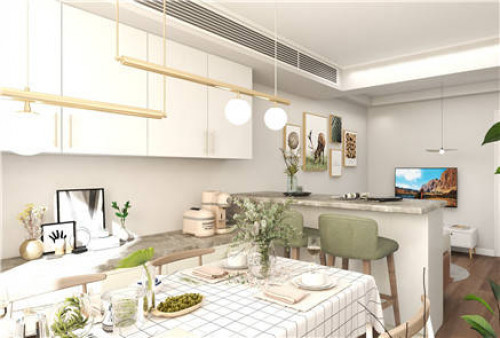 聚通装潢设计案例-浦东新区芳华苑50㎡现代简约装修效果