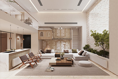 聚通装潢设计案例-海上溪云