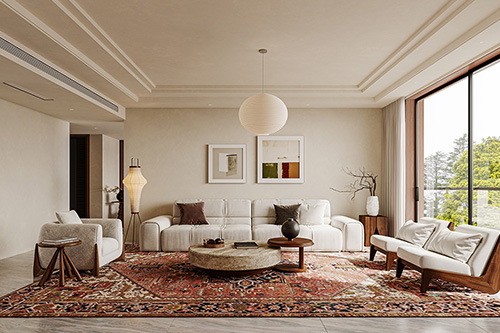 聚通装潢设计案例-仁恒公园世纪