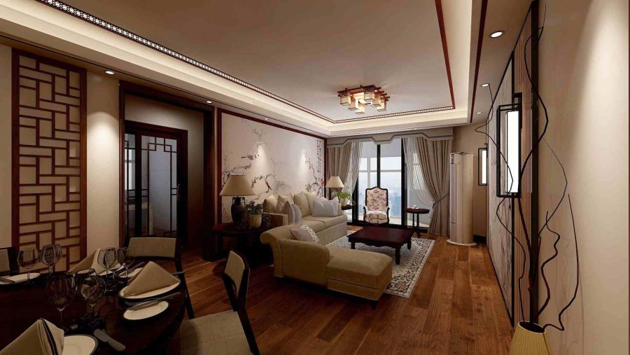 新中式风格装修效果图